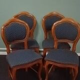 4 Louis Philippe clover chairs