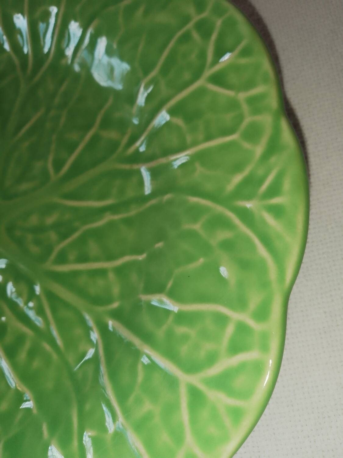 Large Green Slush Plate 25cm