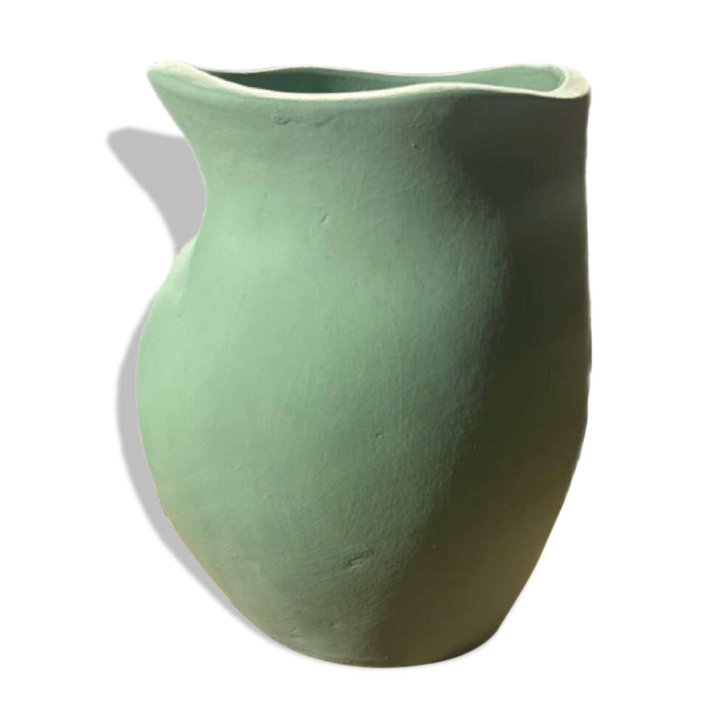 Green vase