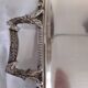 Silver metal retangular top