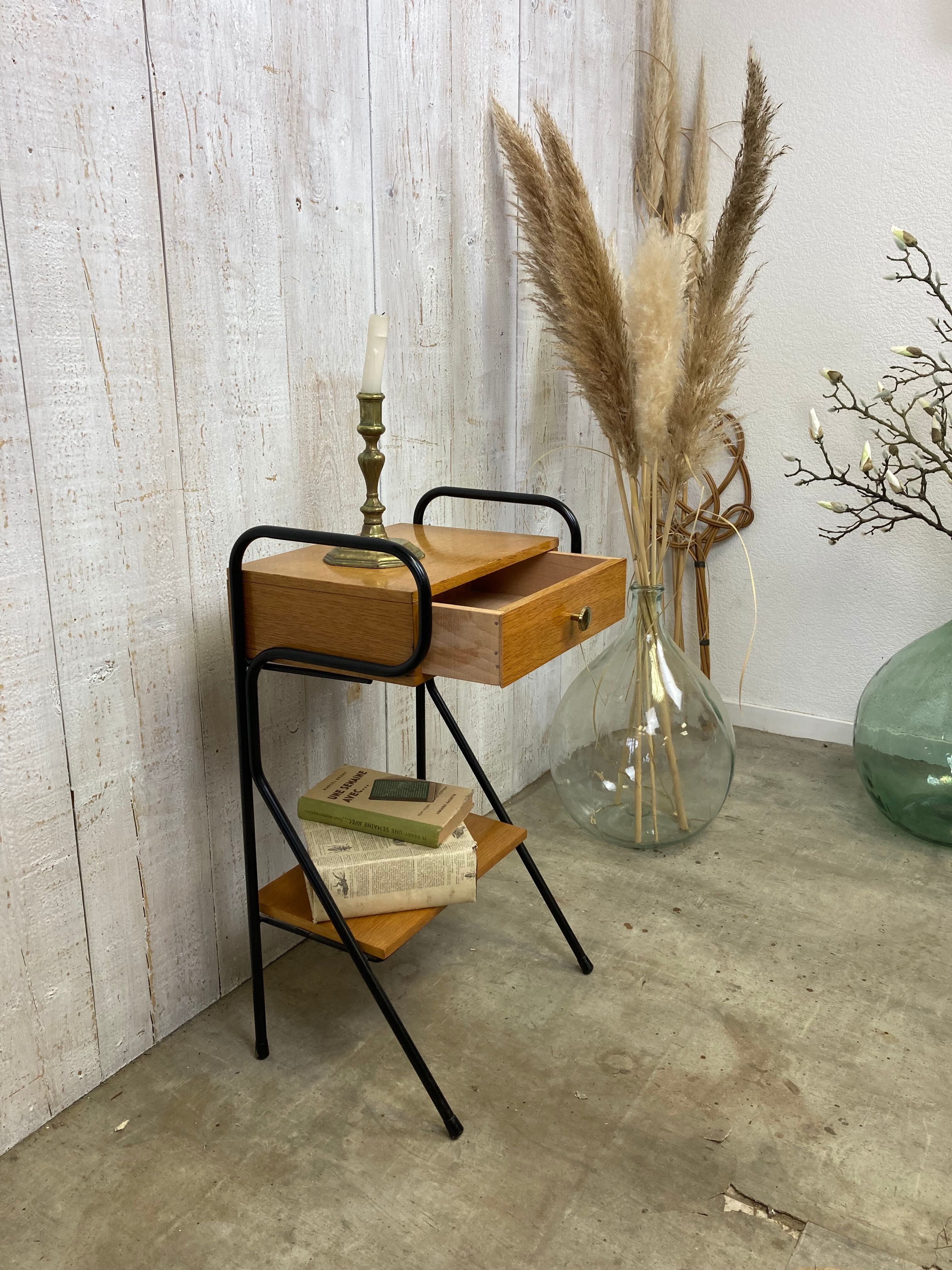 Vintage bedside table