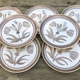 7 Longchamp stoneware plates