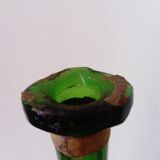 Old blown glass bottle, free form. Armagnac