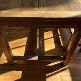 Solid oak farm table for 6 - 8 people