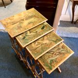Nesting tables. Art Nouveau, late nineteenth / early twentieth century