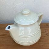 White ceramic teapot