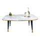 Table basse vintage effet marbre 1970
