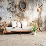 Rattan bed bench