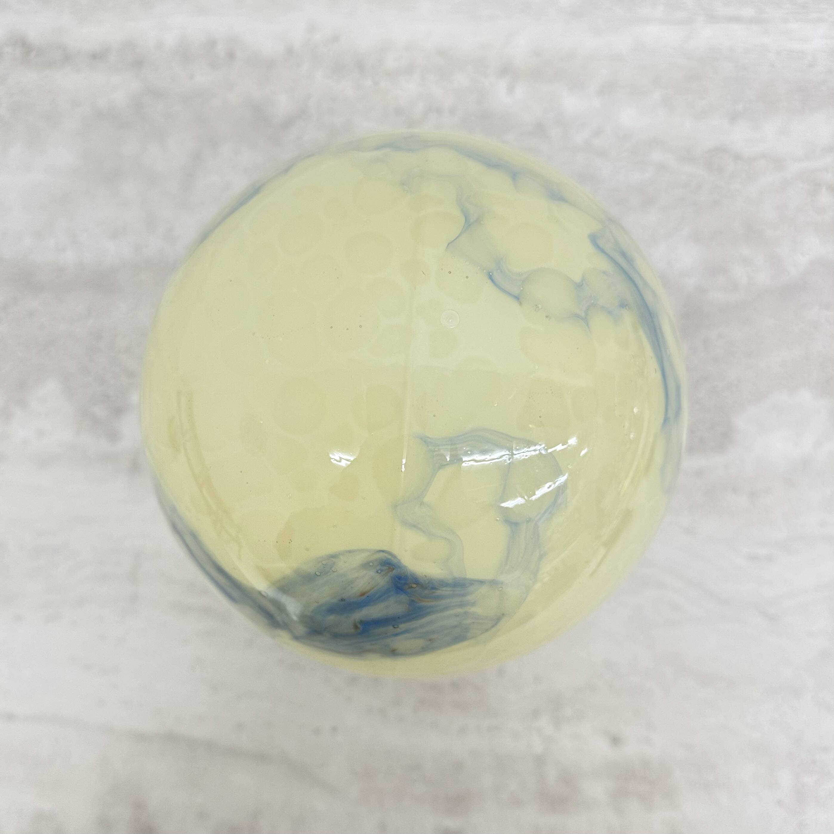 Thabur art deco marbled glass ceiling lamp , 1930s the Netherlands