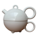 Teapot and cup from the vintage postmodern German Fantasia series by Matteo Thun for Arzberg, 1980s, set of 2.