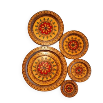 Plateaux en bois vintage