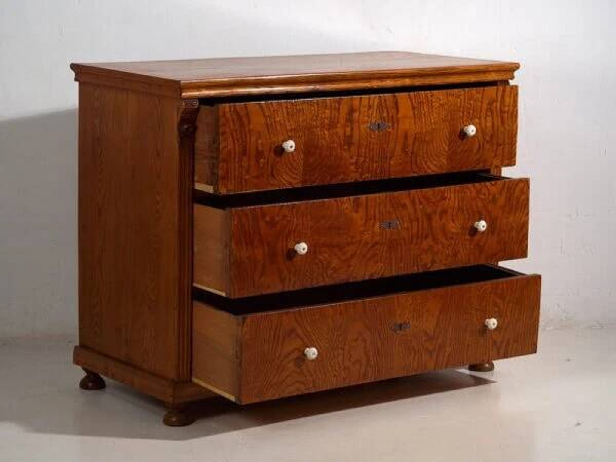 Antique Biedermeier chest of drawers (circa 1850) #63