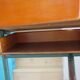 Bureau d’écolier vintage en bois et métal - Bureau double