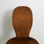 Vintage Swedish Modern Wooden "Skedblad" Pine Chair by Carl Malmsten, 1930s