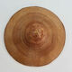 Asian braided wicker hat 70s