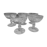 Pop-up Christmas 2022 set of 5 glasses champagne