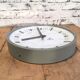 Dark Grey Industrial Bakelite Wall Clock From Pragotron, 1970s