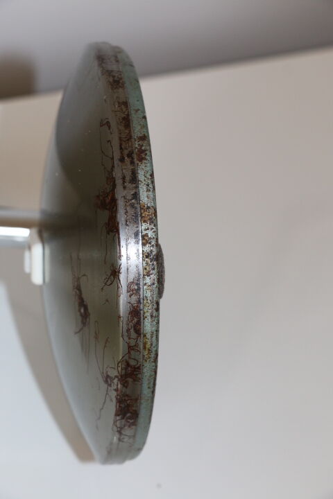 Table lamp XXL chrome steel 640mm