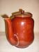 Very large brown ceramic coffee maker