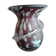 LAMARTINE - White speckled glass, colorless scroll chocolate