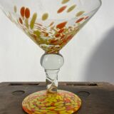 Clichy glass fruit bowl