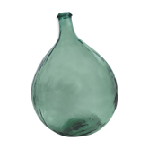 Demijohn 16l green round blown glass