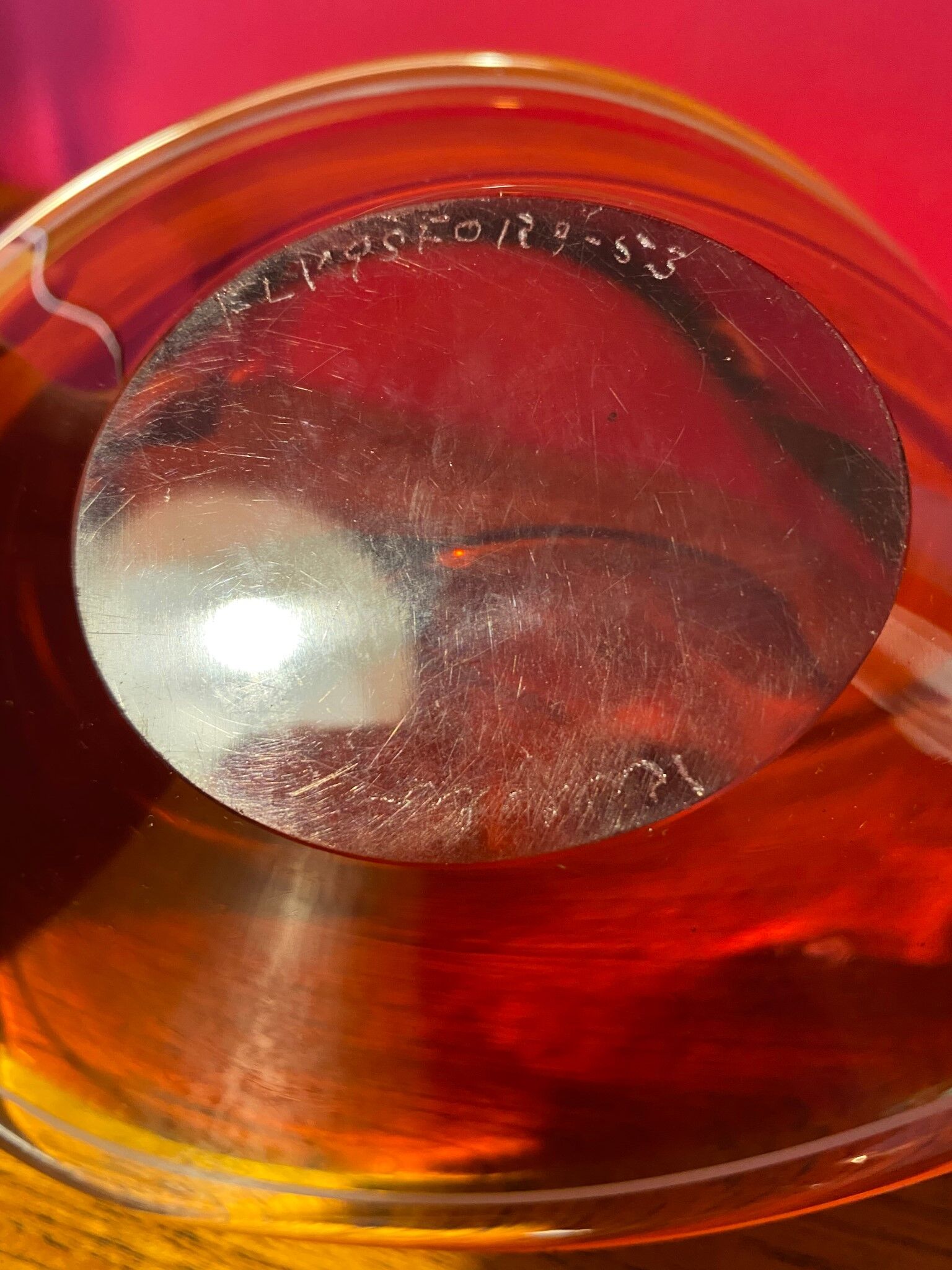 Glass cup by Paul KEDELV in 1953