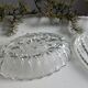 Glass butter with cow motif made in France
