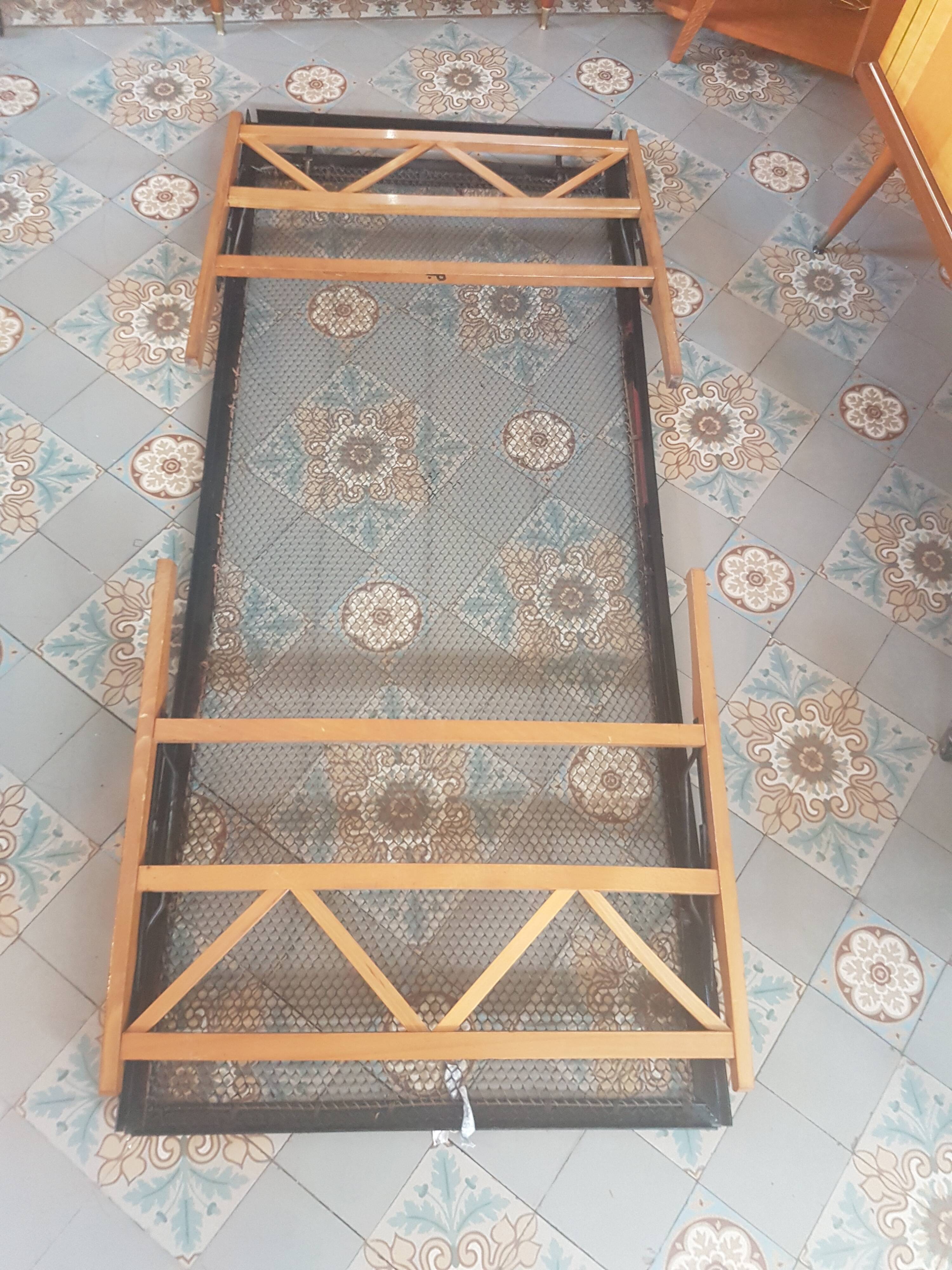 Folding daybed 1950 vintage