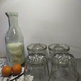 Set of 4 glass cannelé molds