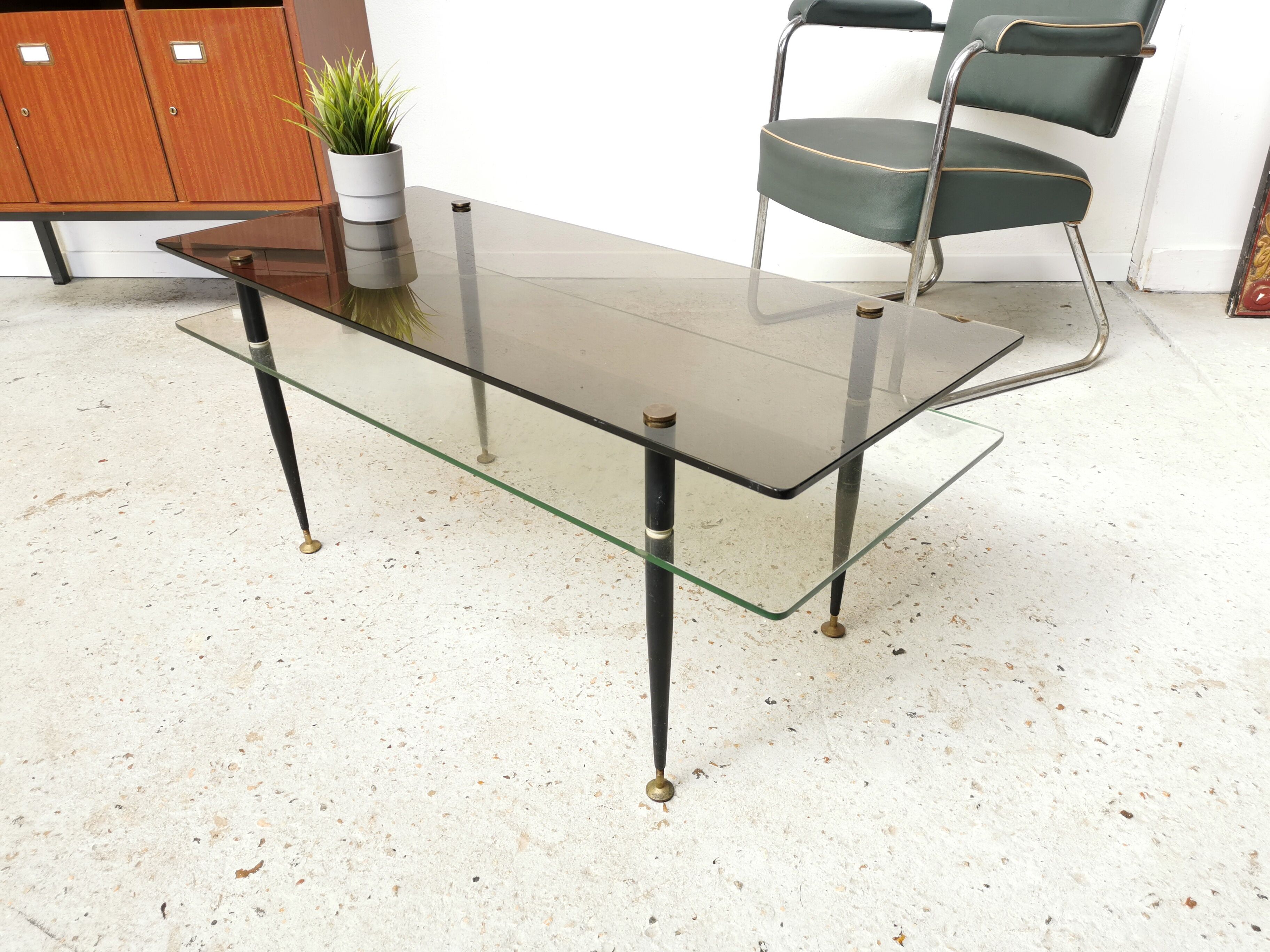 Vintage modernist coffee table 1950