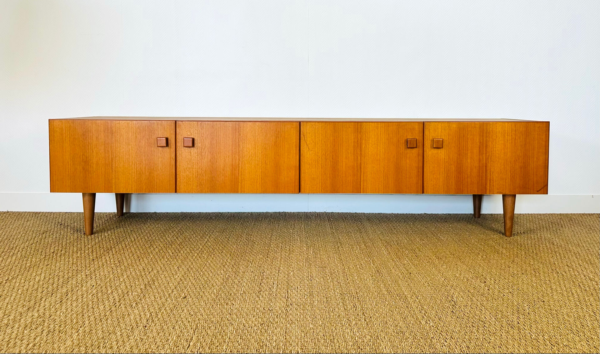 Enfilade scandinave en teck 1960