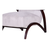 Pair of Grey ArtDeco Beech Armchairs, Jindrich Halabala, UP Zavody, 1930s