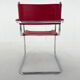 Mid-centrury chrome  tubular chair, 1970's