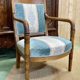 Restoration period armchair in 19th century cherry