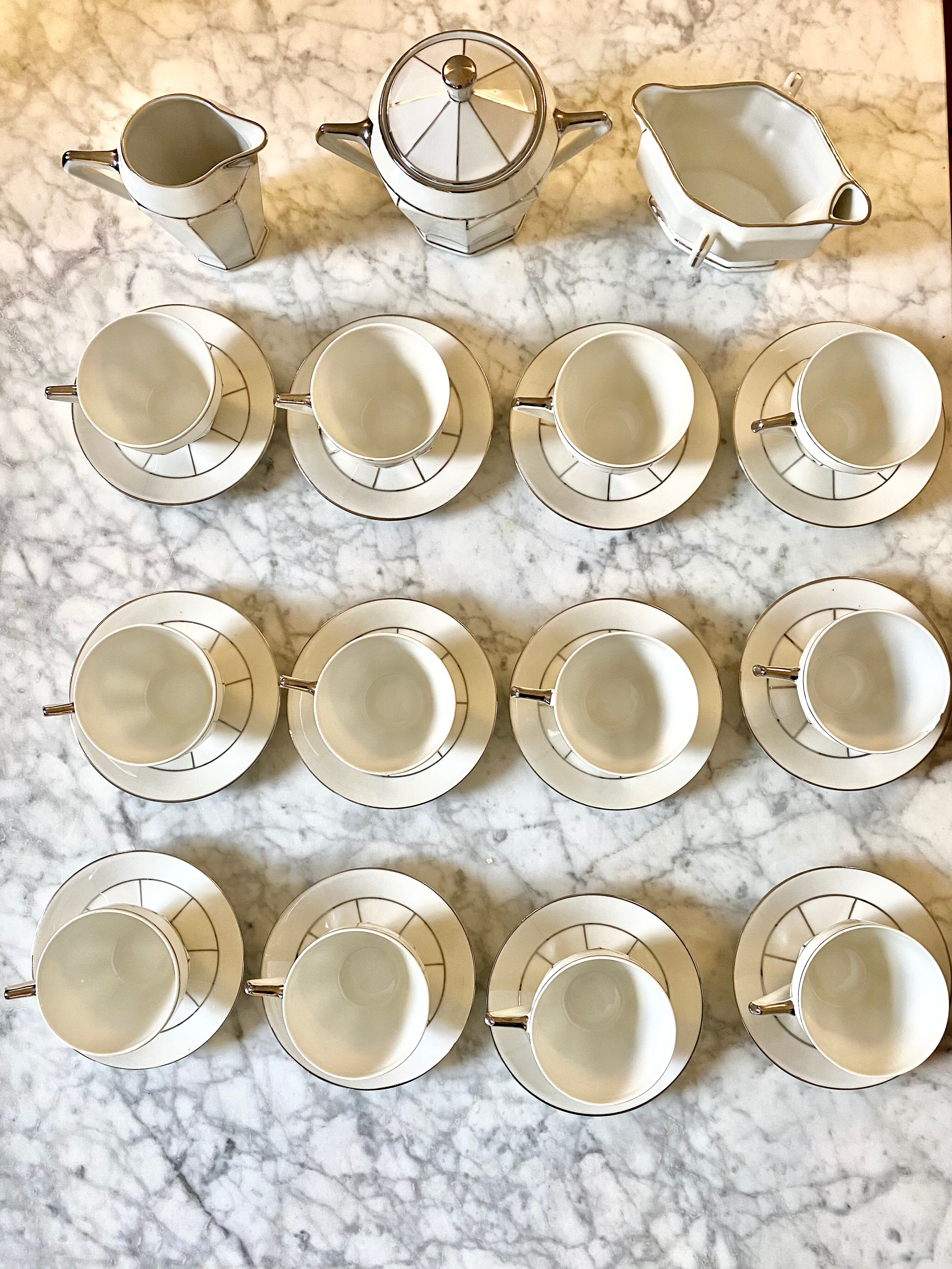 Art Deco coffee service