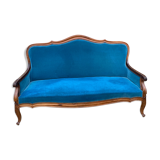 Louis XV blue bench 1900