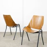 Linking Shell Chairs by Niko Kralj for Stol Kamnik, 1970s