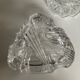 Duo of vintage crystal and glass sweet jars