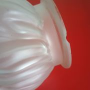 Old flame tulip frosted glass - Torch 17cm