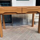 Solid elm desk Maison Regain 1980