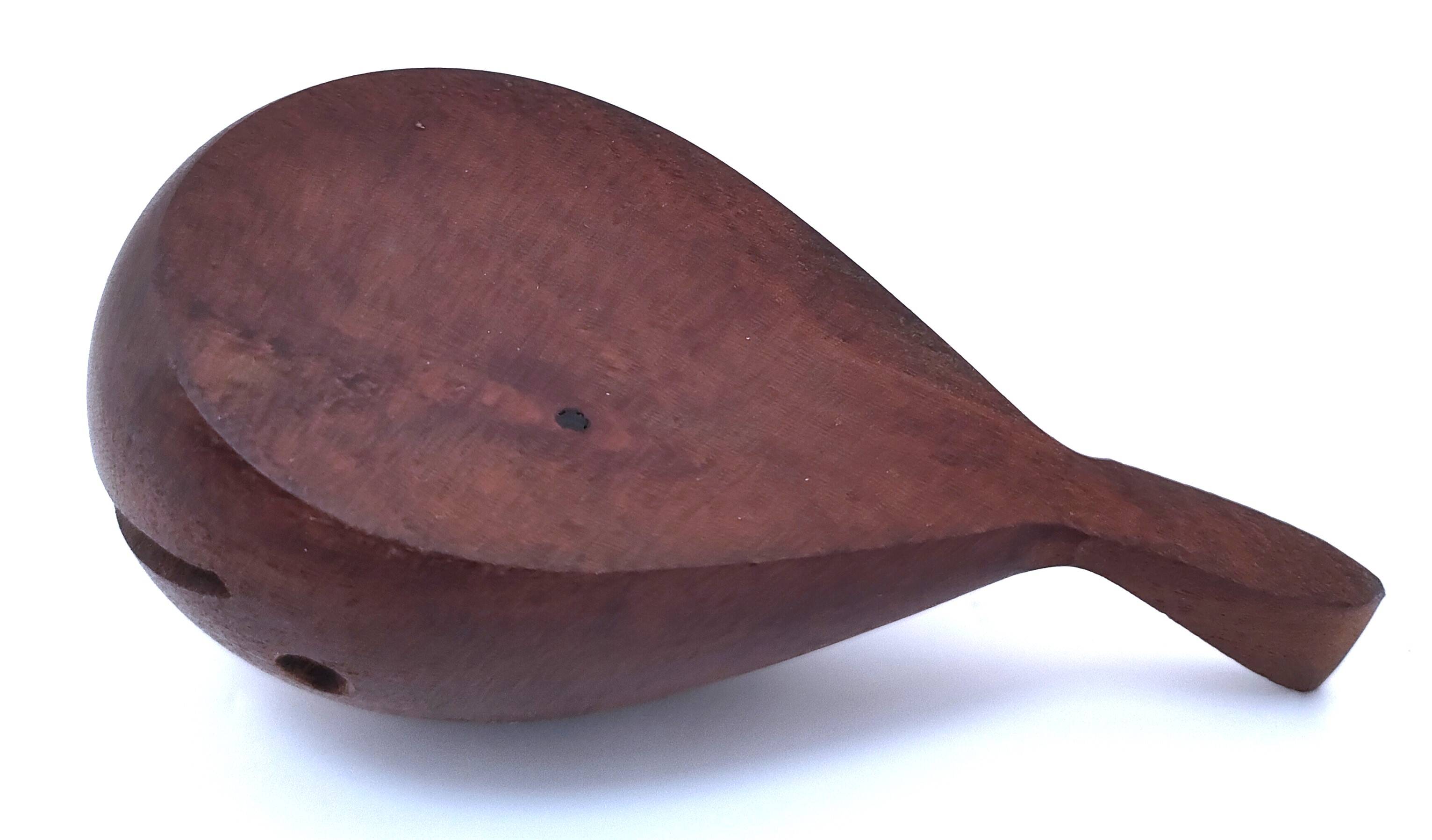 Scandinavian design wooden whale pen holder