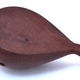 Scandinavian design wooden whale pen holder