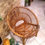 Pair of rattan chairs