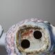 Pair of hand-painted Chinese porcelain quails, 1960s-1970s.
