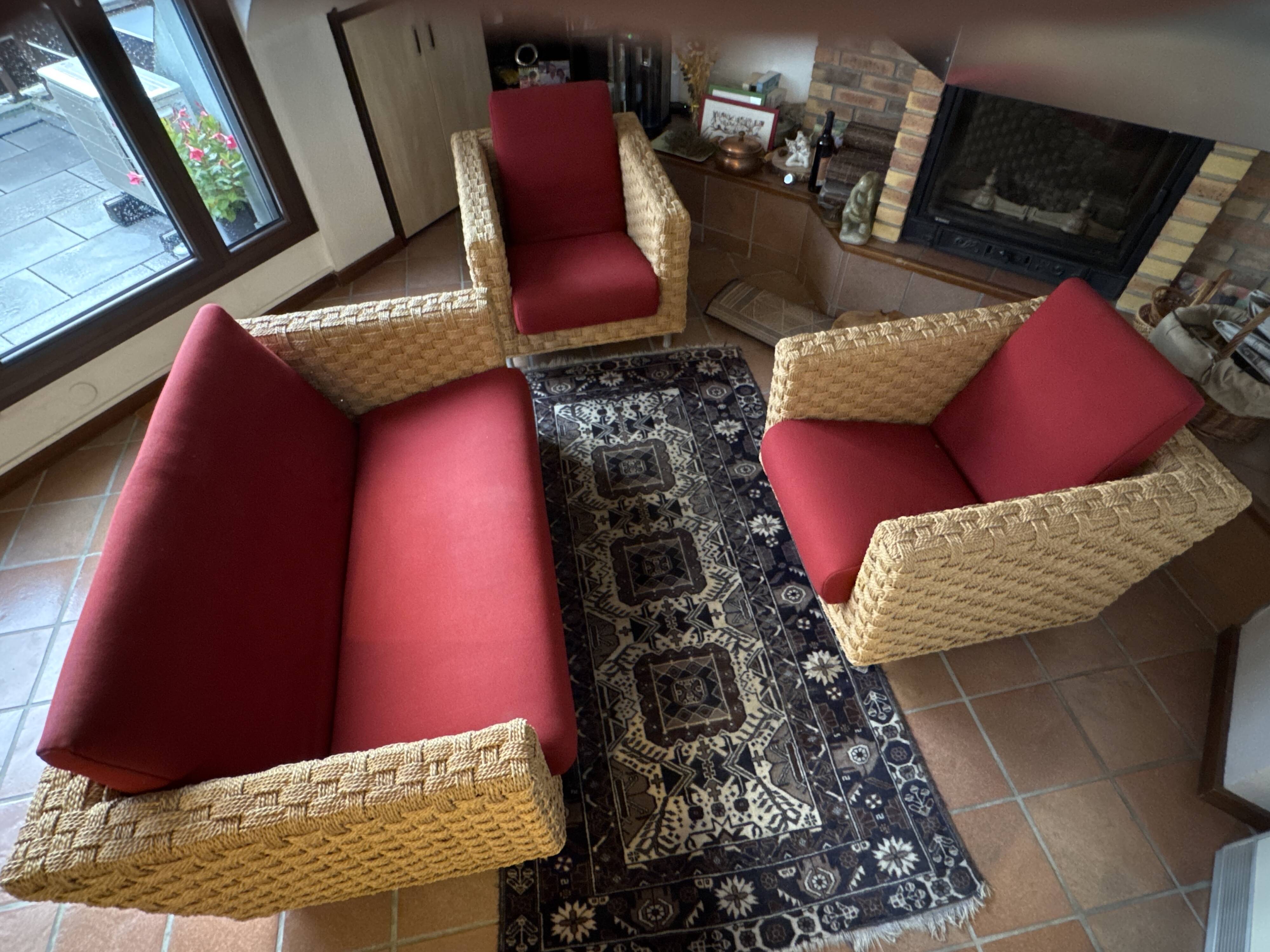 Sofa and armchairs