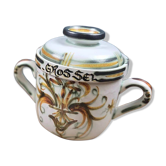 Pot à gros sel Keraluc Quimper PQ1 – Céramique bretonne vintage
