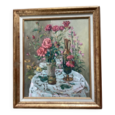 Oil painting on canvas, signed, dimensions: height - 70 cm - width - 60 cm