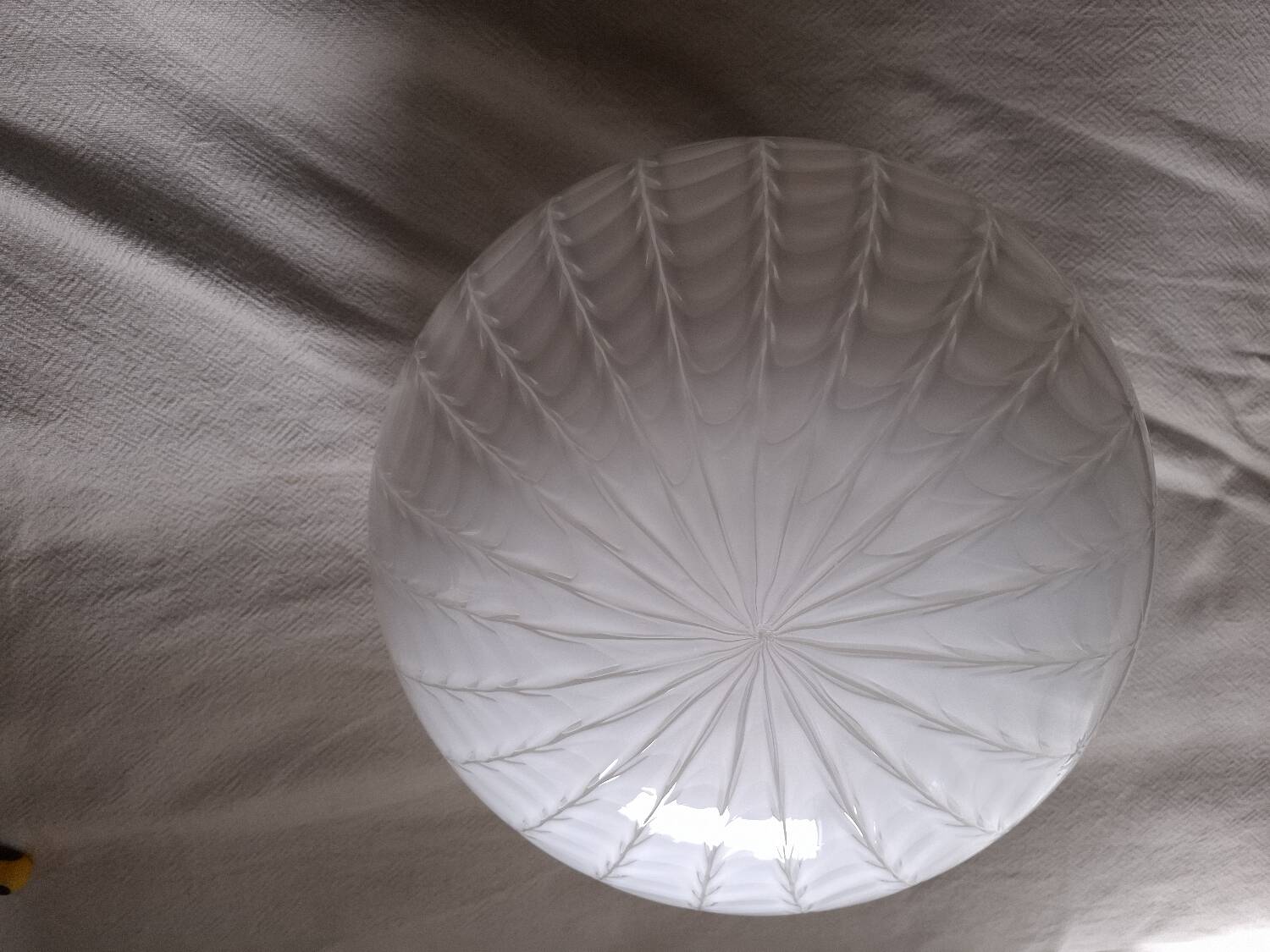 Vintage 70'S pendant light by Fabbian for Mazzega, Italy