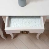 Pair of antique bedside tables